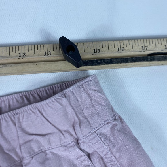 Madewell Shorts Womens Medium Mauve Linen Blend Pull On Elastic Waist Casual - Picture 4 of 8